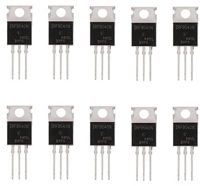 P-kanaal MOSFET transistor 23A 100V TO-220AB - verpakking van 10 stuks