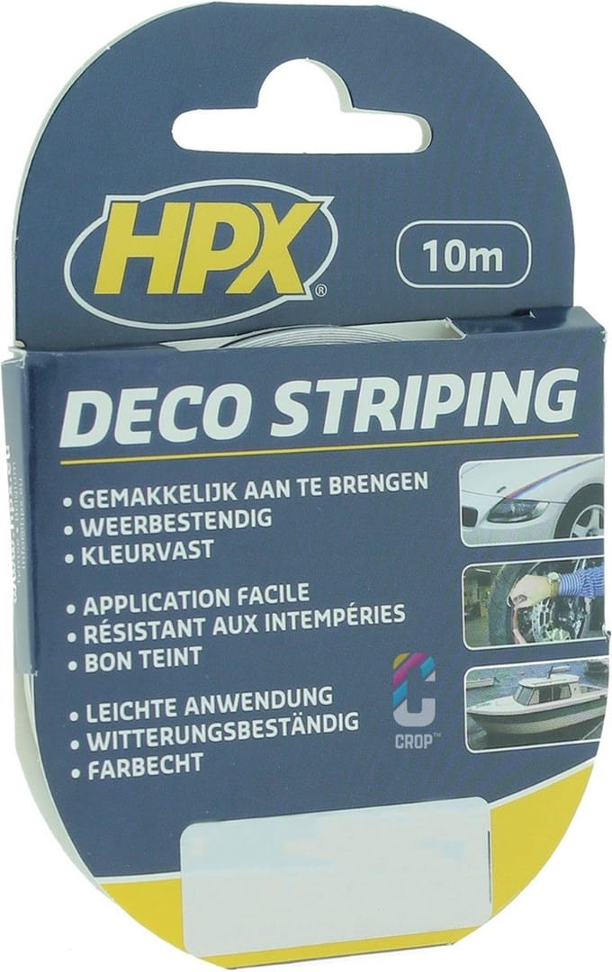 HPX Deco Striping Tape - 3mm Zilver