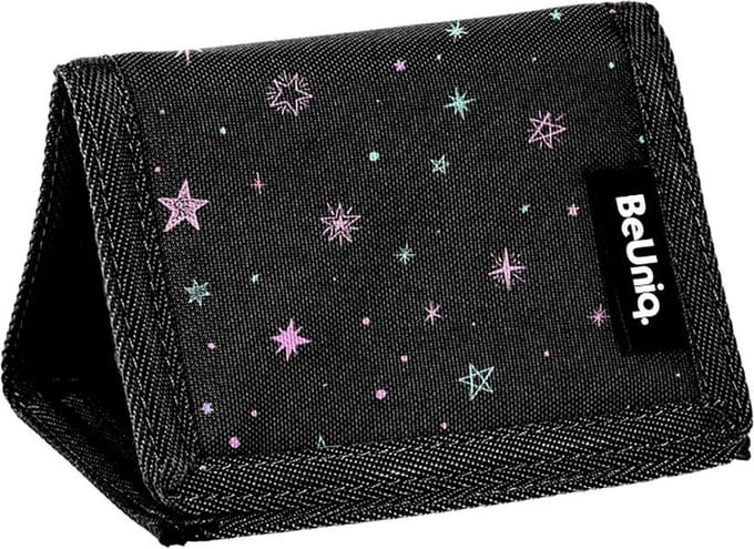 BeUniq Portemonnee, Stars - 12 x 8,5 cm - Polyester