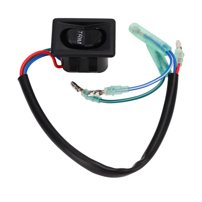 Interrupteur d'inclinaison de trim 87 8M0042301 Remplacement de style interrupteur à bascule pour capot de capot Mariner black