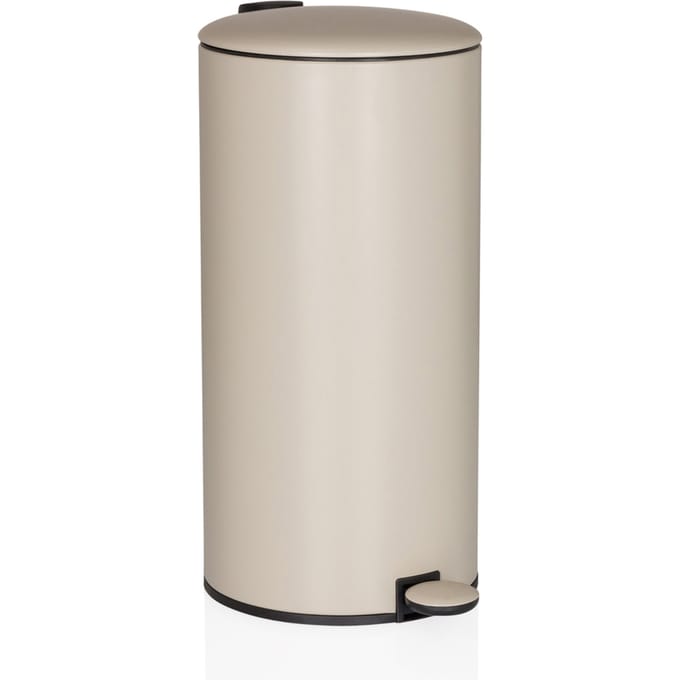 Afvalbak / prullenbak CLEAN STEP 2 30 l beige hjh OFFICE