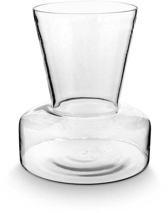 vtwonen - Basic - Vaas - Transparant - Glas - 26x26x30cm