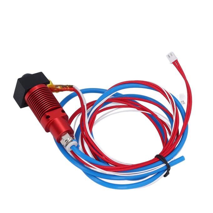3D Printer Extruder Hot End Kit Aluminiumlegering Ronde Koellichaam Extruder Hotend Vervanging voor red