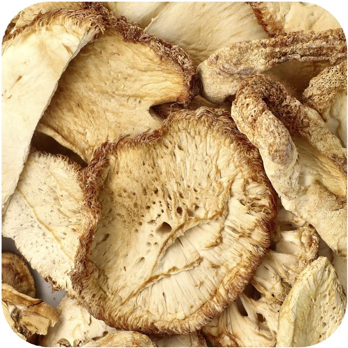 Frontier Co-Op, Biologische Gedroogde Hertengewei Paddenstoelen, Vlokken, 113G(4 Oz) beige
