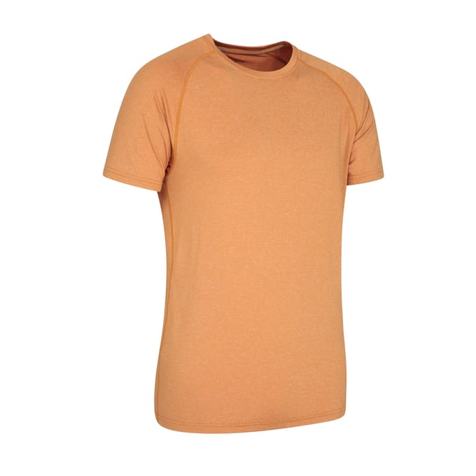 Mountain Warehouse Heren Agra Gestreept IsoCool T-Shirt (Mosterd)