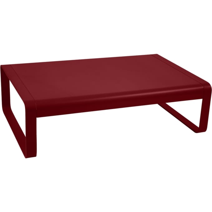 Fermob - BELLEVIE lage tafel - 43 chili mat - rood