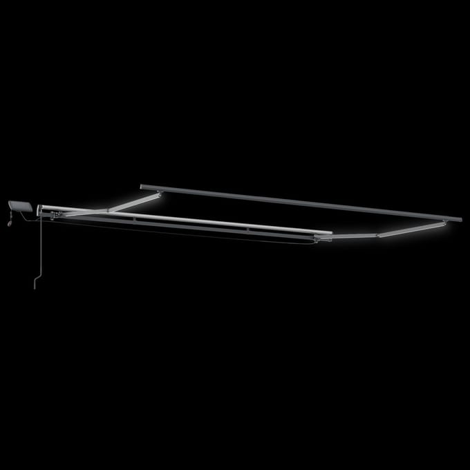 vidaXL - Uitschuifbare - luifel - Meerkleurig - 500 - x - 300 - x - 165 - cm