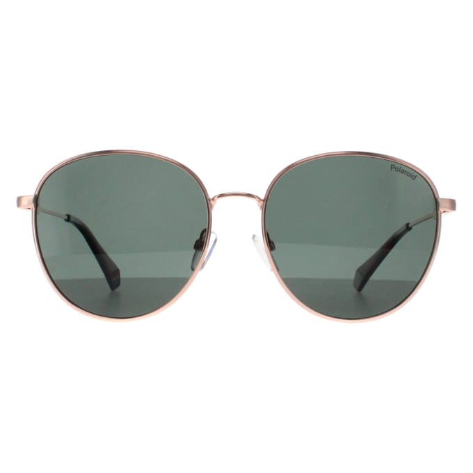Polaroid Ronde Unisex Goud Koper Groen Gepolariseerd PLD 6215/S/X