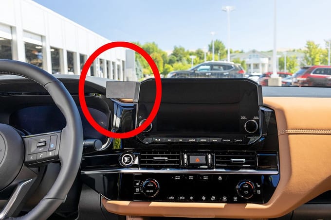 Brodit ProClip houder geschikt voor Nissan Pathfinder 2022 - Center mount