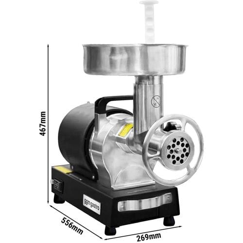 GGM Gastro Elektrischer Fleischwolf - Größe 22 - 250-300kg/h - 750 Watt