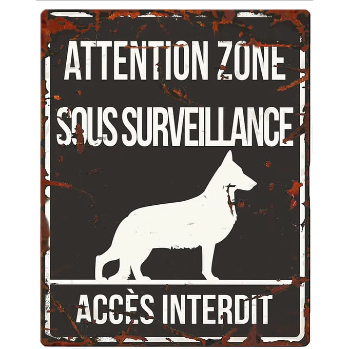 Waarschuwingsdisplay D&D Home German Shepherd F