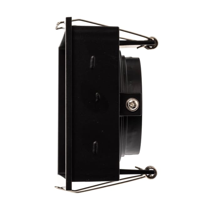 FARO BARCELONA Inbouwlamp Hyde, 2-lamps IP44 in zwart