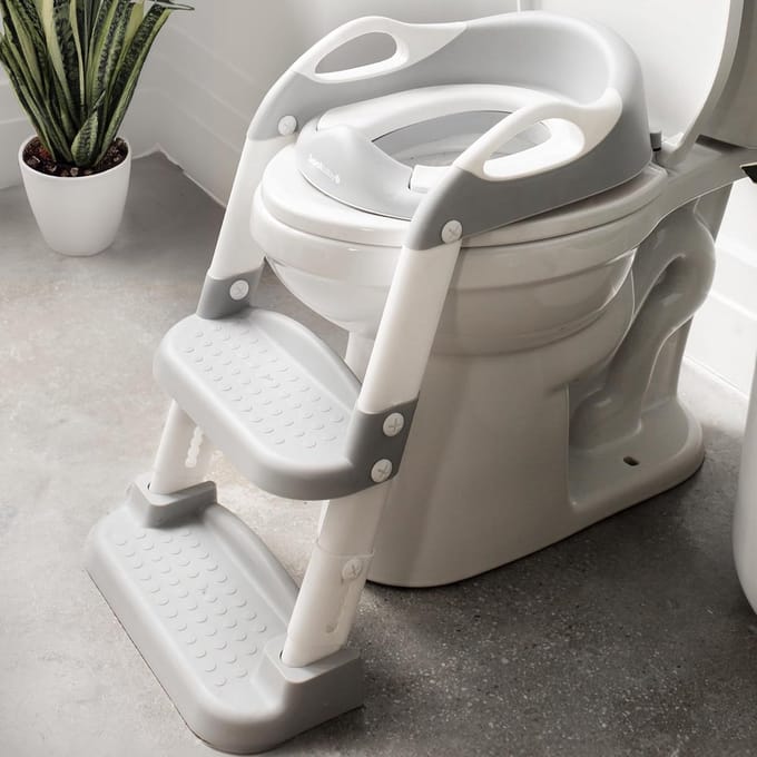 Verstelbare Potty Training Ladder met Zachte Zitting en Antislip