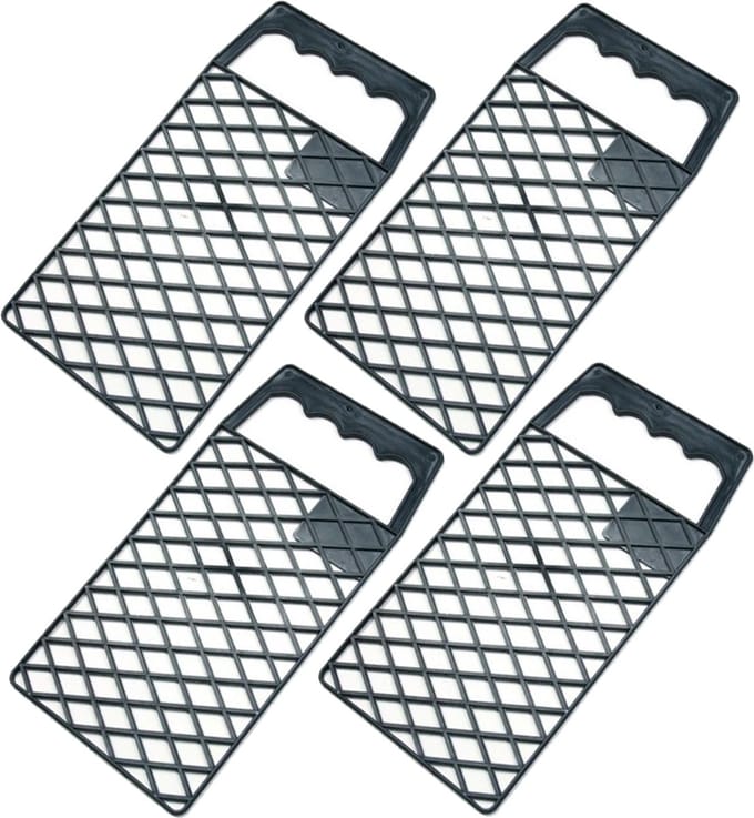 4x Veba Verfrooster Zwart 12x18cm  - Voordeelverpakking