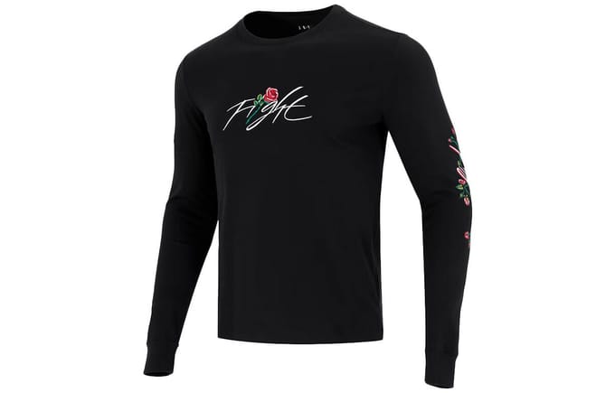 Jordan Sweatshirts Heren Zwart Ronde Hals Normaal Regular S black