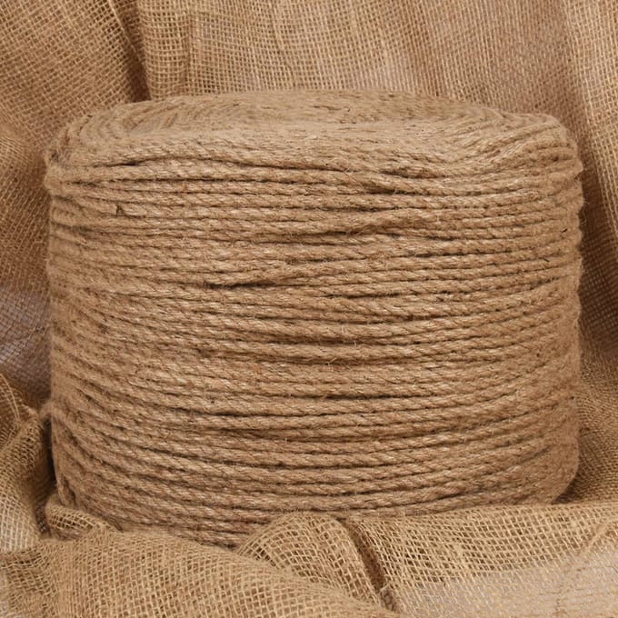 vidaXL - Touw - 50 - m - lang - 6 - mm - dik - jute