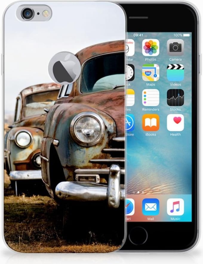 Apple iPhone 6 Plus | 6s Plus Siliconen Hoesje met foto Vintage Auto
