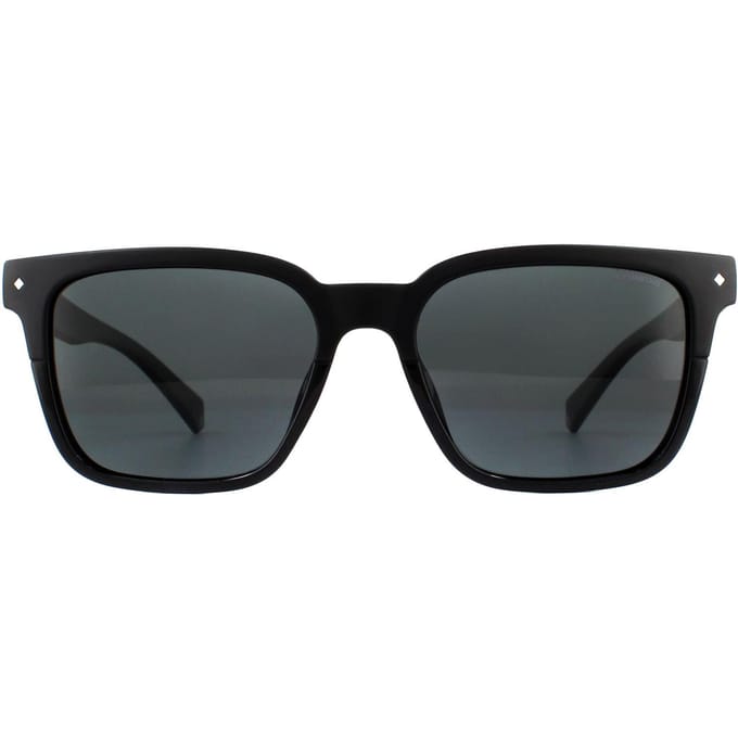 Polaroid Square unisex zwart grijze gepolariseerde zonnebril