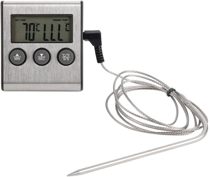 Digitale - Dailygoods- Vleesthermometer Hoogwaardig Materiaal