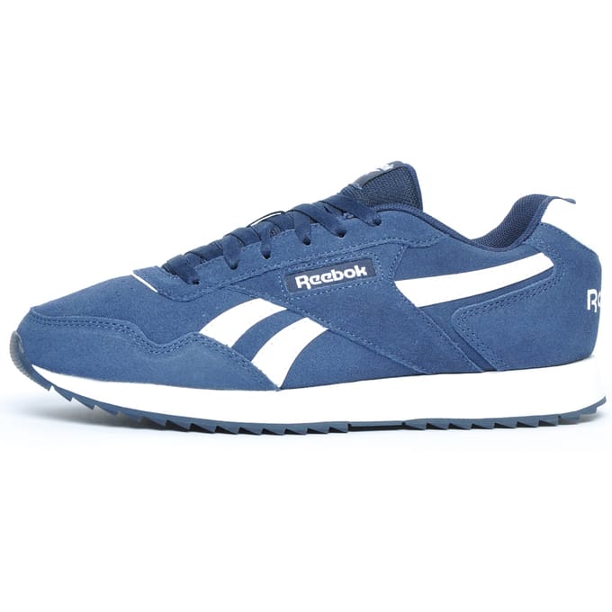 Men's Reebok Classics Glide Ripple Trainers in Navy