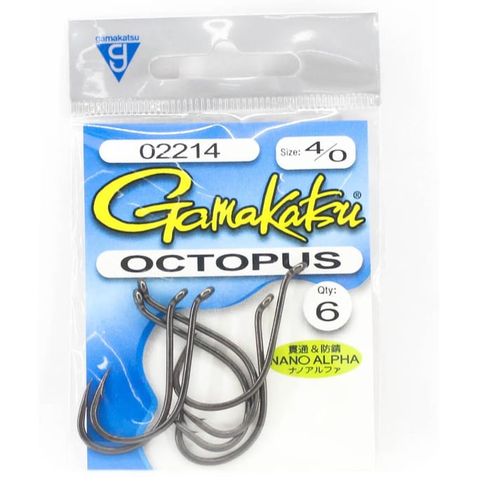 Gamakatsu Octopus Haak Nano Alpha Maat 4/0, 6 Per Pak (5100)