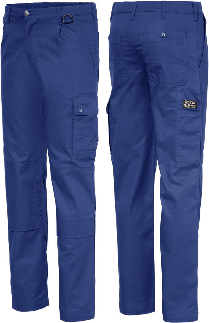Ultimate Workwear - Werkbroek ROGER- katoen/polyester - Blauw (Kobalt/Royal Blue)