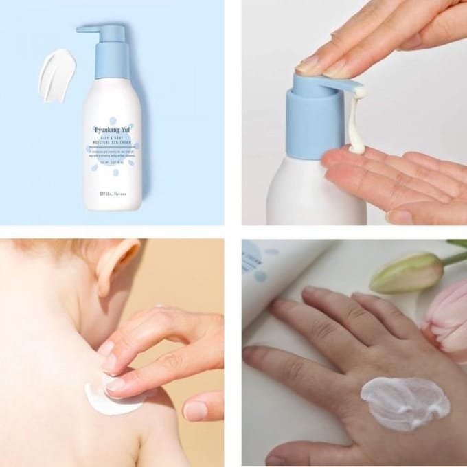 Crème Solaire Hydratante Enfants & Bébés SPF50+ PA++++ 150ml white