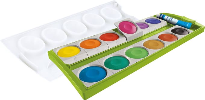 Pelikan dekverfdoos 735/K12G groen 12 kleuren