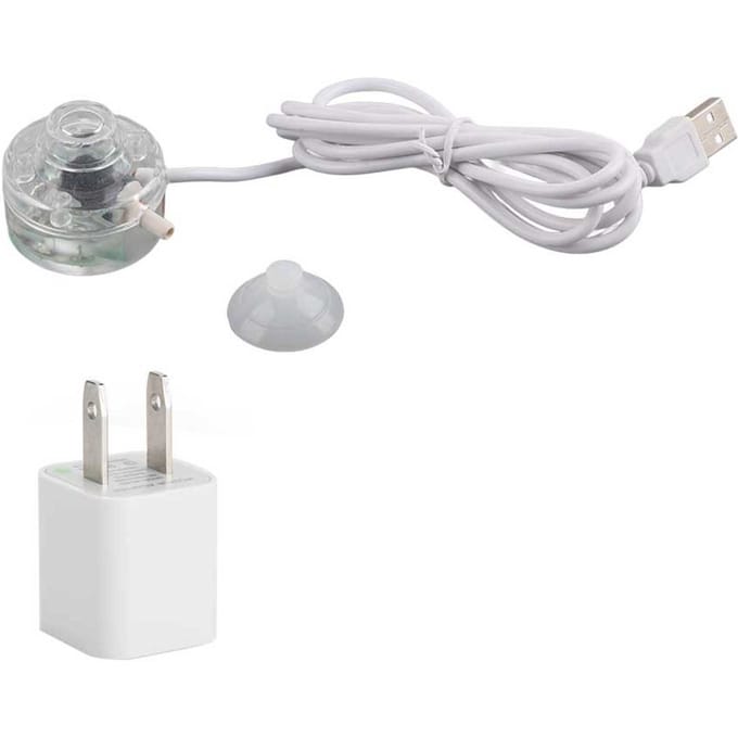 Aquarel LED Bubbellamp Kleurrijke Waterdichte Lamp Aquarium Accessoires gray