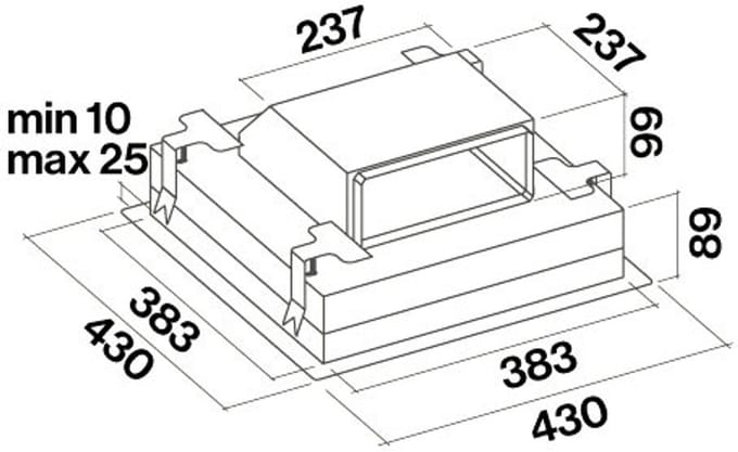 Falmec KACL.951 afzuigkapaccessoire Afzuigkap filter