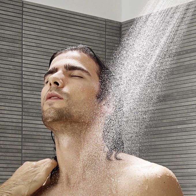 Hansgrohe Pulsify Select glijstangset 3jet Relaxation 10.5cm met glijstang 65 cm Mat Zwart