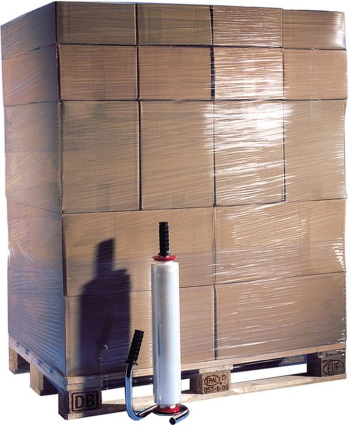 Verhuis Wikkelfolie transparant - 50cm x 280m x 21 my - per rol