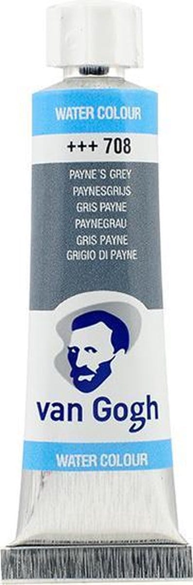 Van Gogh Aquarelverf Tube - 10 ml 708 Permanent Paynegrijs