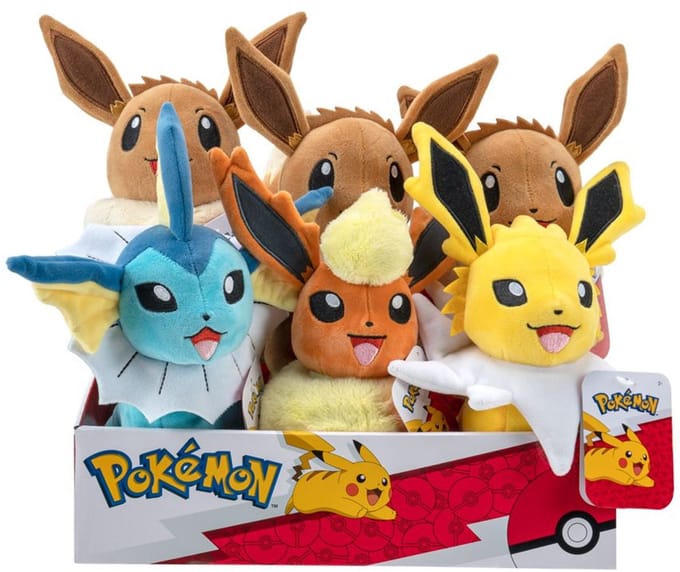 Pokémon – Random model – Knuffel – 20 cm – geborduurde details