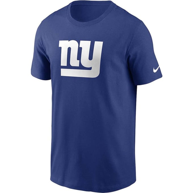 Nike NFL New York Giants Logo T-shirt Blauw Kn1994ew8iclh