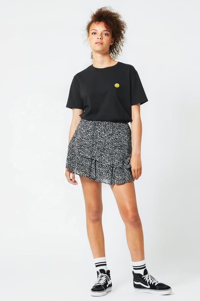 America Today Riley Black/white Taglia: L | Minigonne Outlet | Donna | Nero