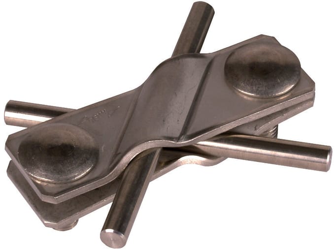 DEHN SV Klem V4A Voor FL 30/30mm RD 7-10/7-10mm - 308229