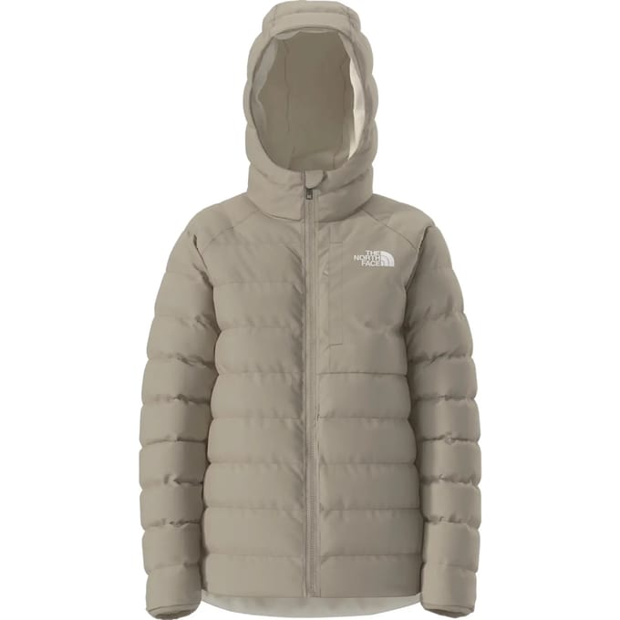 The North Face Girls' Perrito Reversible Padded Jacket Junior - Beige - Kind, Beige XL