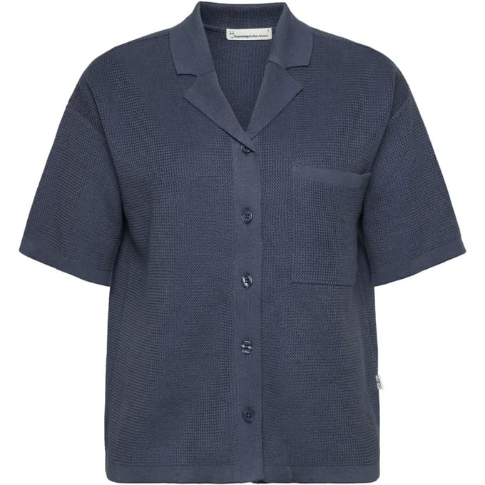 Vrouwenblouse KnowledgeCotton Apparel Gots Vegan