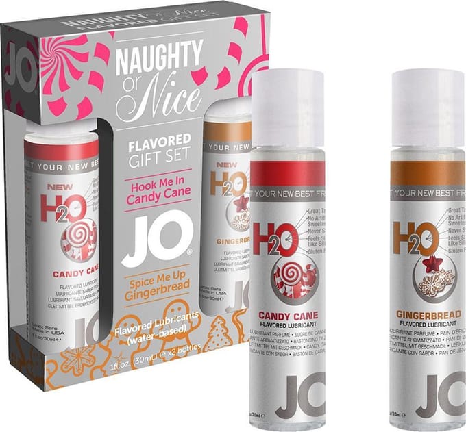 System JO - Naughty Or Nice Glijmiddel Set - 2 x 30ml