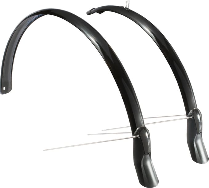 Eurofender Scatto spatbordset 28" x 51 mm - Zwart