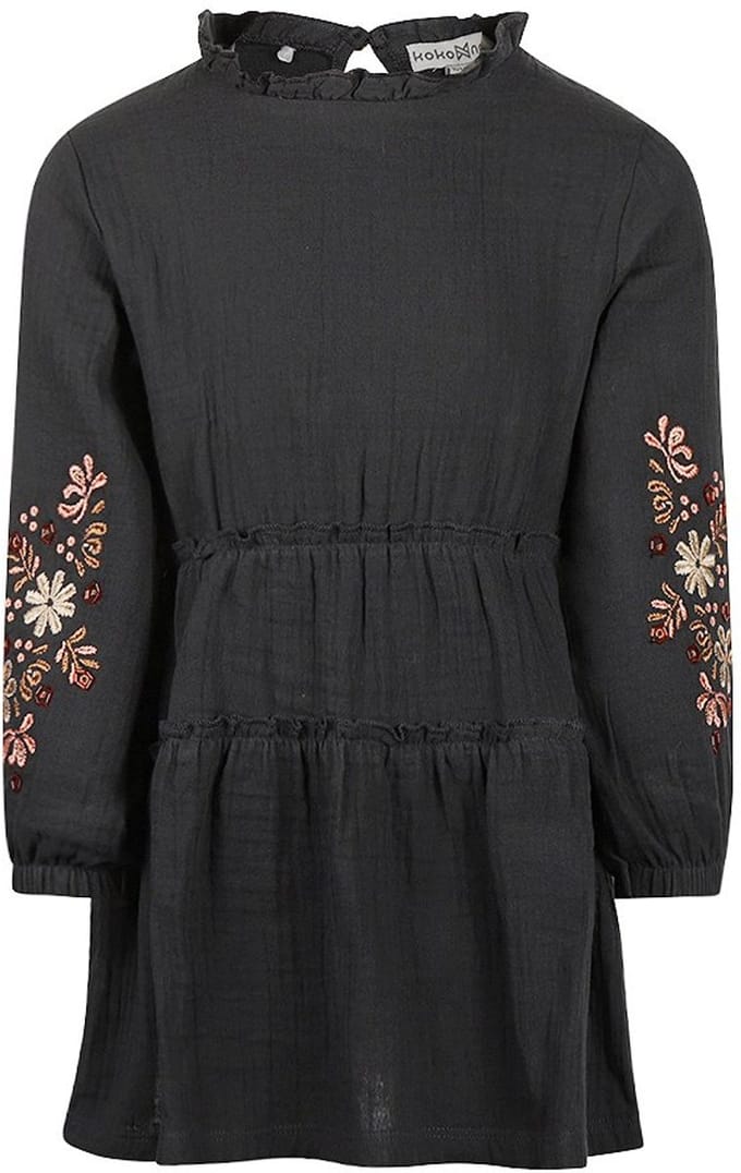 Koko Noko Meisjes Jurk - Faded black