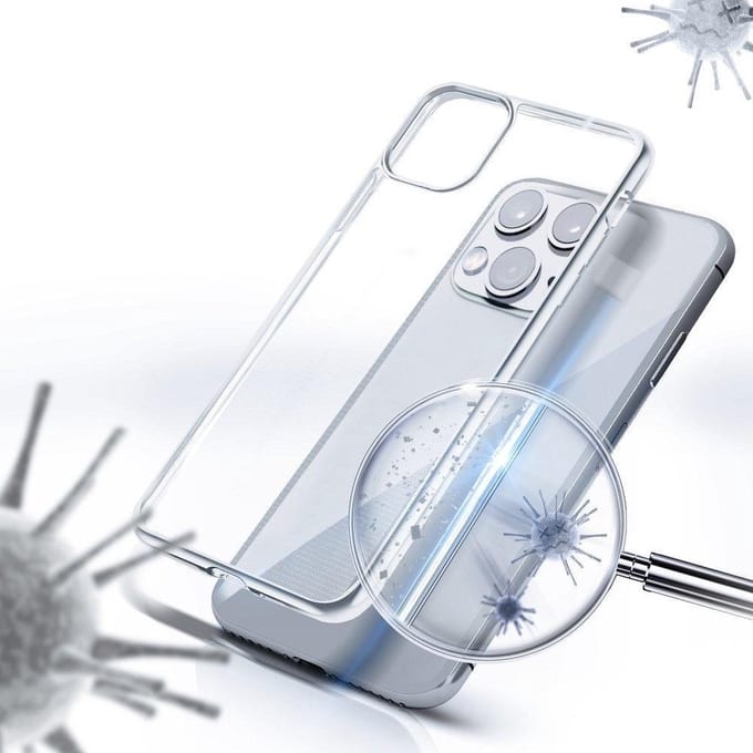 Forcell antibacteriële case Geschikt voor IPHONE 12 MINI - transparant