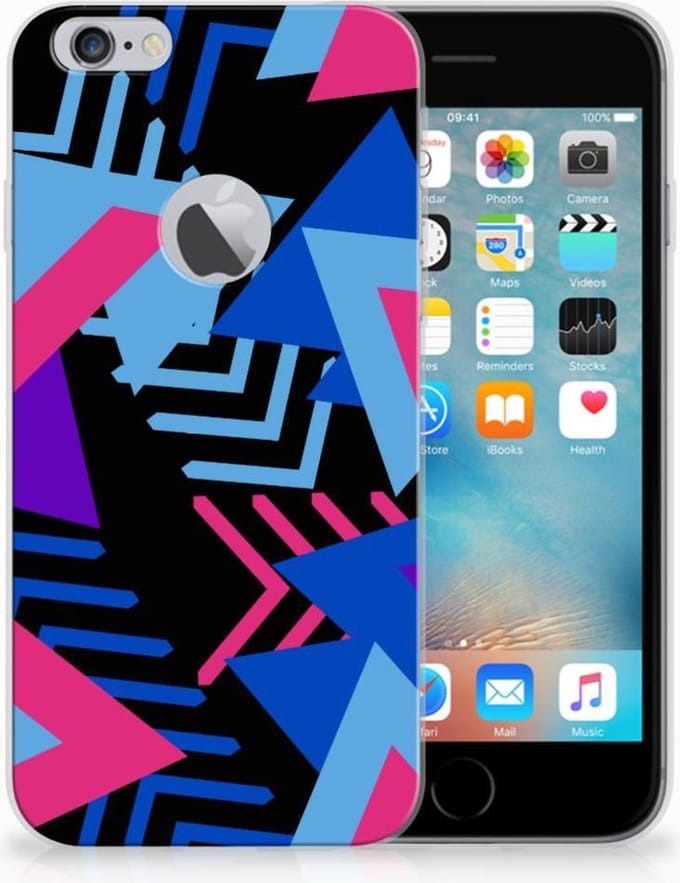 Apple iPhone 6 Plus | 6s Plus TPU Hoesje Funky Triangle
