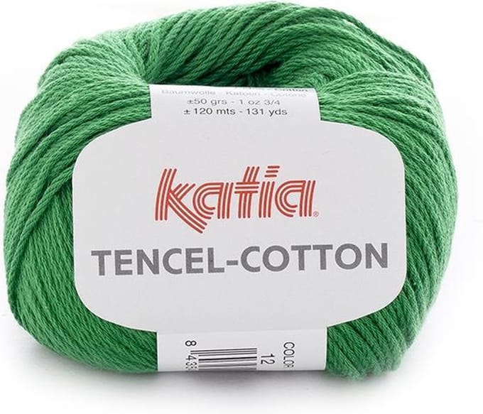 Katia Tencel-Cotton - 12 groen - Lyocell/Katoen Garen