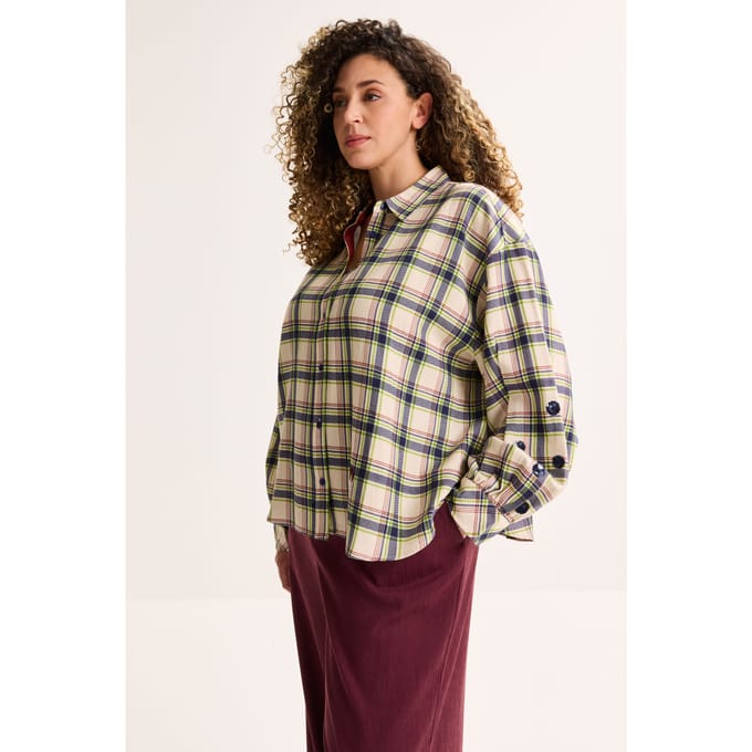 Geruit Hemd In Flanel Met Lovertjes