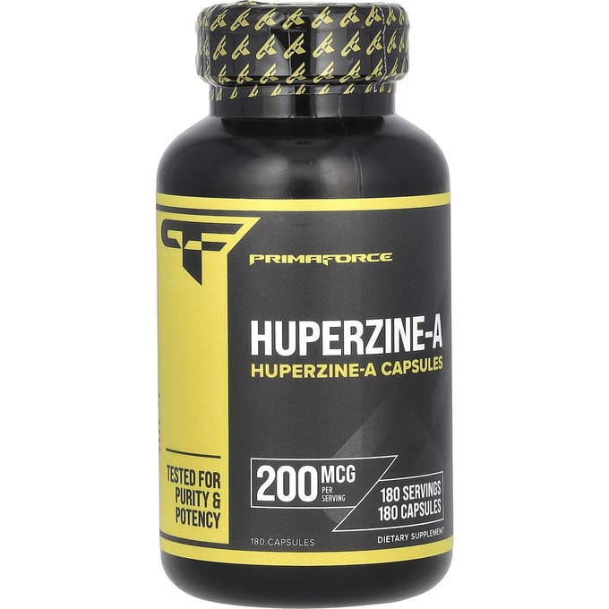 Primaforce, Huperzine-A, 200mcg, 180 capsules