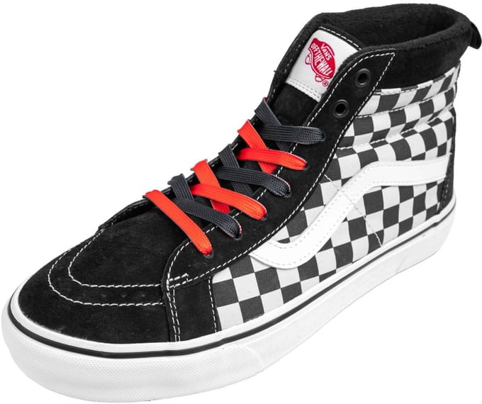 Sneakerveters | Platte schoenveters | dubbele kleur | zwart rood | 100 cm
