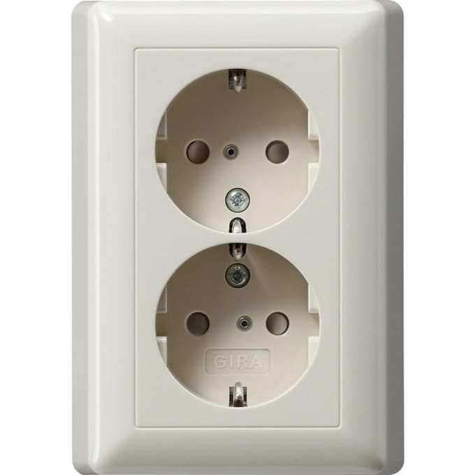Gira wandcontactdoos systeem 55 (WCD-schakelmateriaal) - 078301 - E2FX4