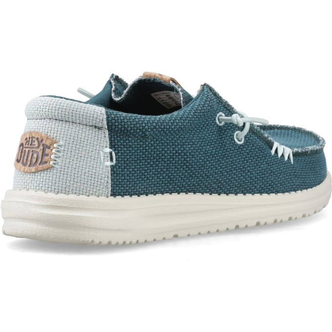 Hey Dude Wally Braided Instappers groen - Maat 42